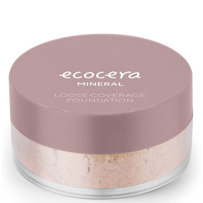 Ecocera Sypki podkład mineralny kryjący ciepły W3.0 Miami 