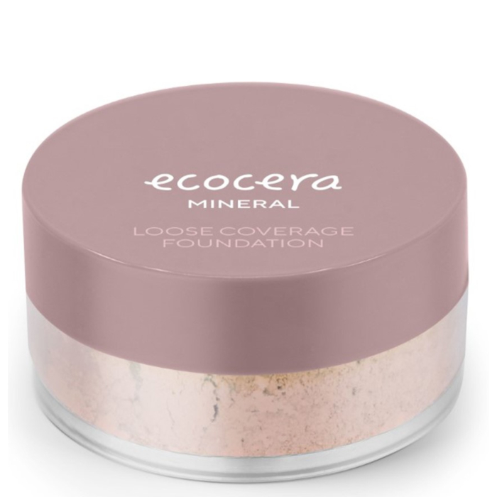 Ecocera Sypki podkład mineralny kryjący ciepły W4.0 Monaco