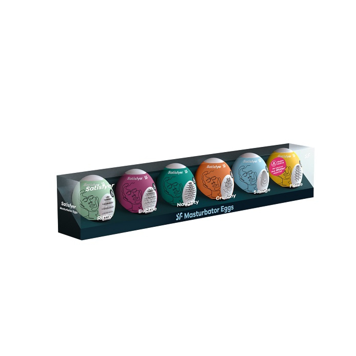 Satisfyer Masturbator Egg 6-częściowy Set Assorted