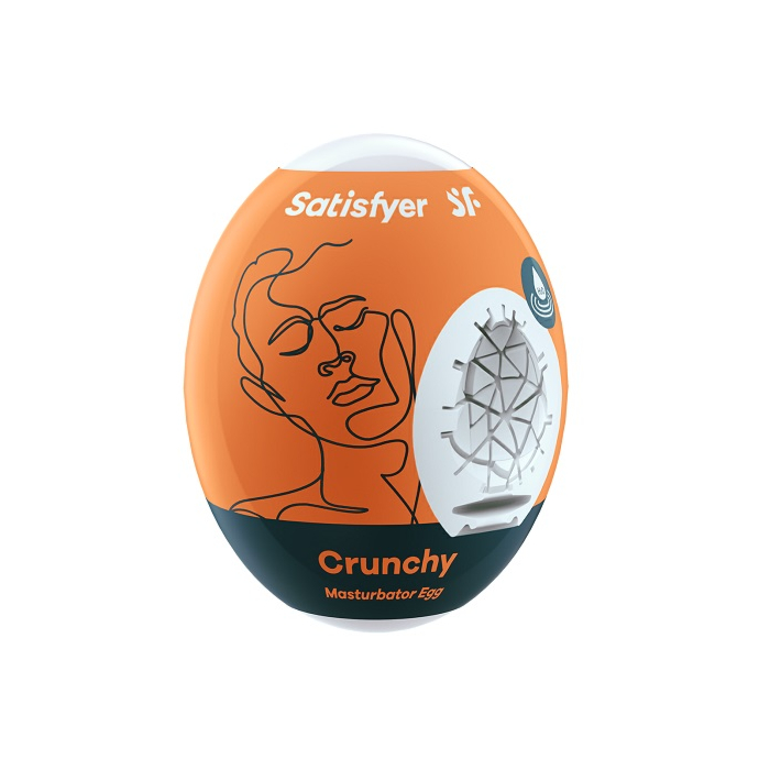 Satisfyer Masażer Masturbator Egg Single Crunchy