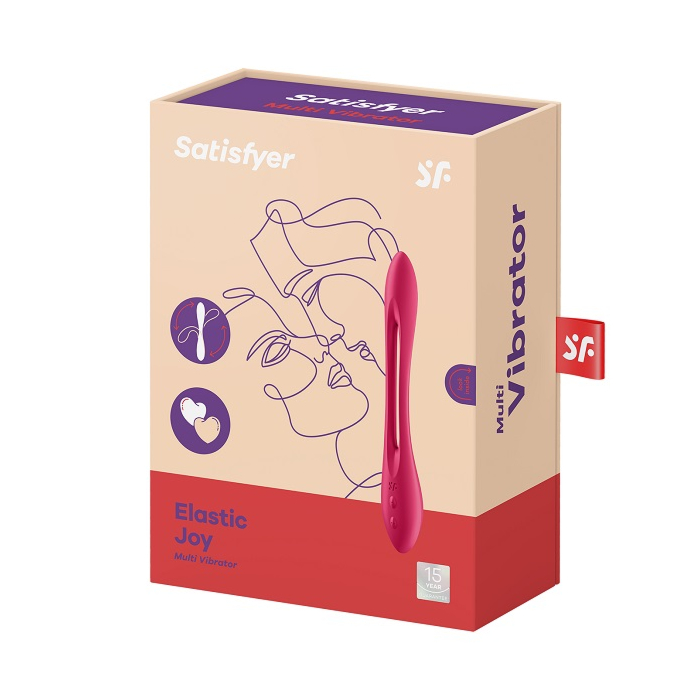 Satisfyer Masażer Elastic Joy Red