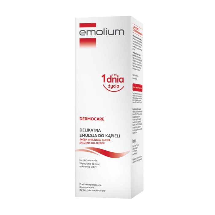 Emolium Dermocare Delikatna emulsja do kąpieli, 400 ml