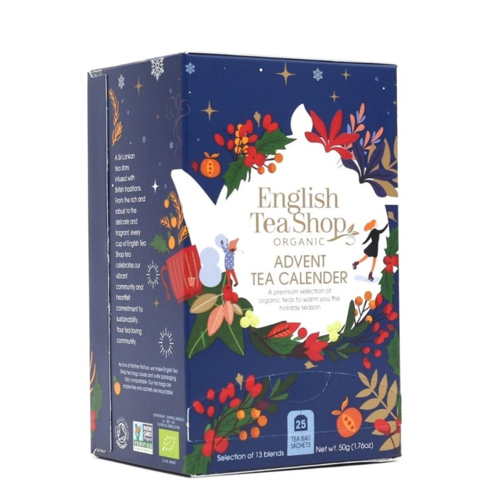 English Tea Shop Herbata BIOAdvent Calendar Blue 25 Sasz.