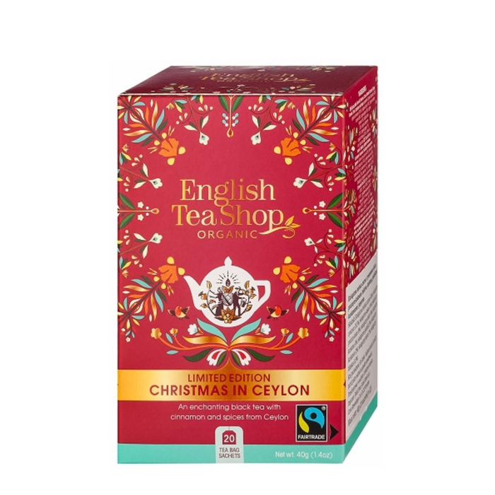 English Tea Shop Herbata BIOChristmas In Ceylon 20 Sasz.