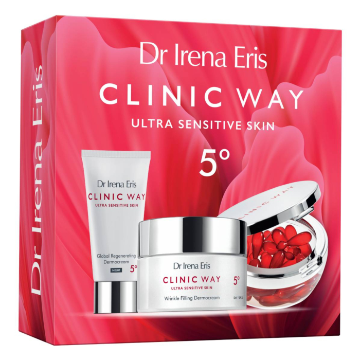 Dr Irena Eris Clinic Way 5° Zestaw kosmetyków anti-aging do skóry wrażliwej