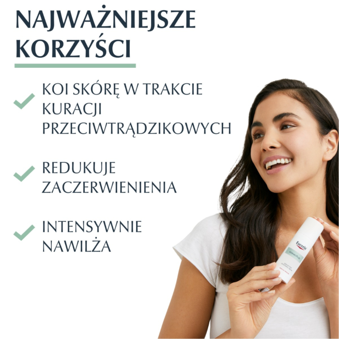 Eucerin DermoPure Krem kojący w trakcie kuracji przeciwtrądzikowych, 50 ml