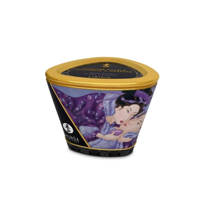 Shunga Świeca Do Masażu O Zapachu Owoców Egzotycznych Libido Massage Candle 170 Ml