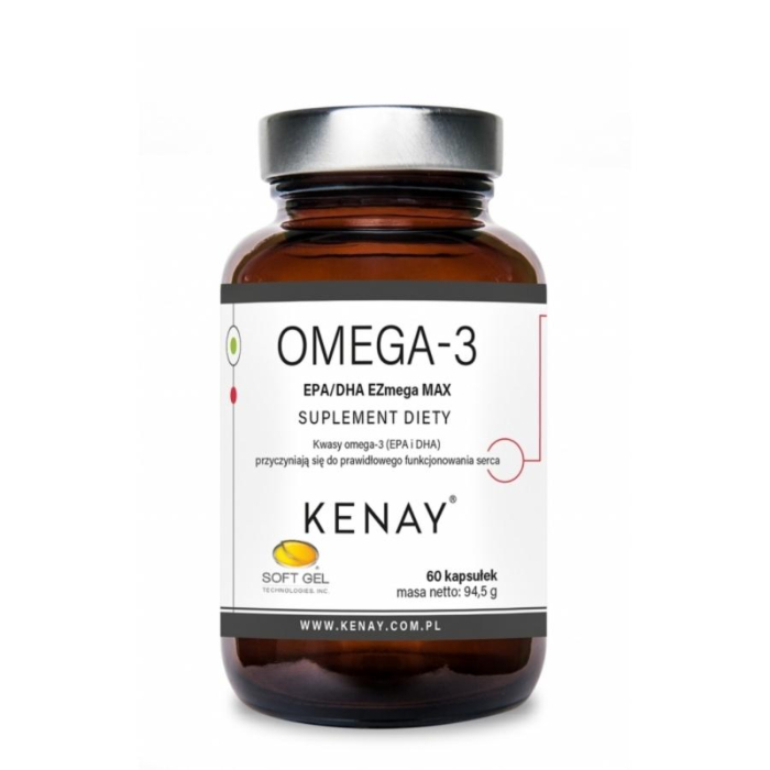 Kenay Suplement diety omega-3 EPA DHA EZmega MAX