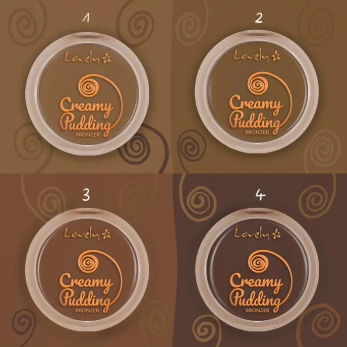 Кремовый бронзер для лица и тела Lovely Creamy Pudding Bronzer, оттенок 4, 15 г — фото 2