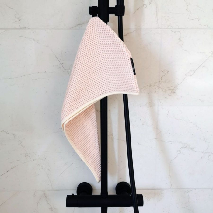 Lullalove Turban bambusowy - różowy kwarc