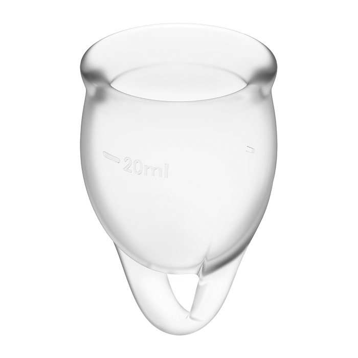 Satisfyer Feel Confident Menstrual Cup Transparent
