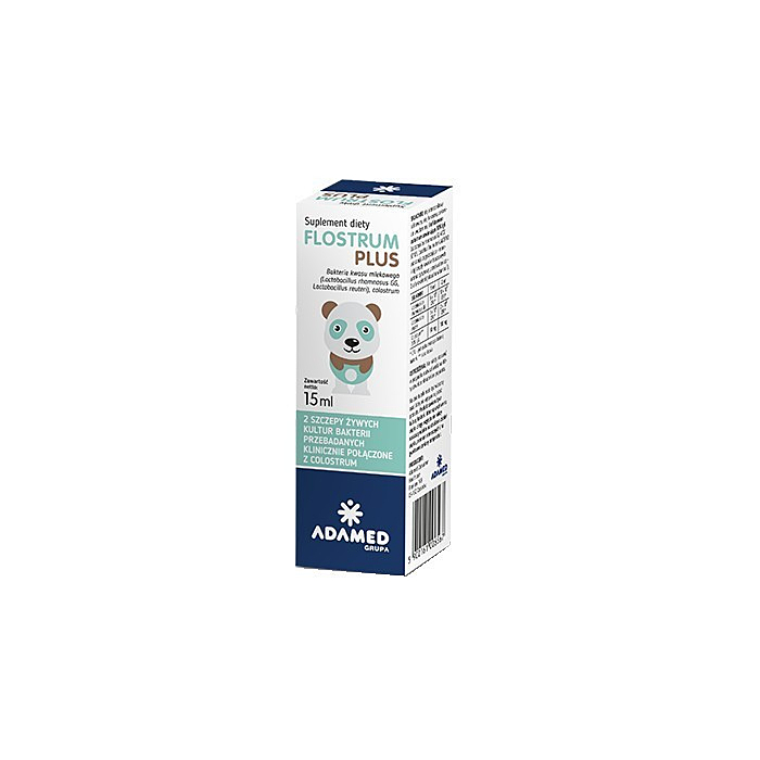 Flostrum Plus, Probiotyk z colostrum, Krople doustne