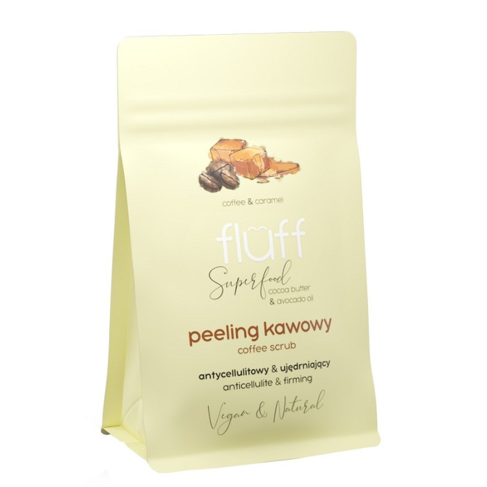 Fluff Suchy Peelling Kawowy Kawa i Karmel
