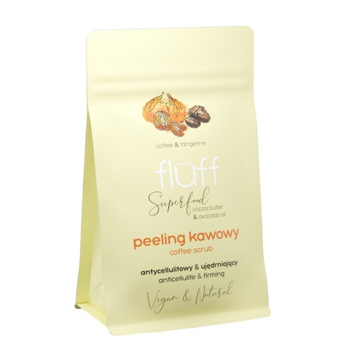 Fluff Suchy Peelling Kawowy Kawa i Mandarynka