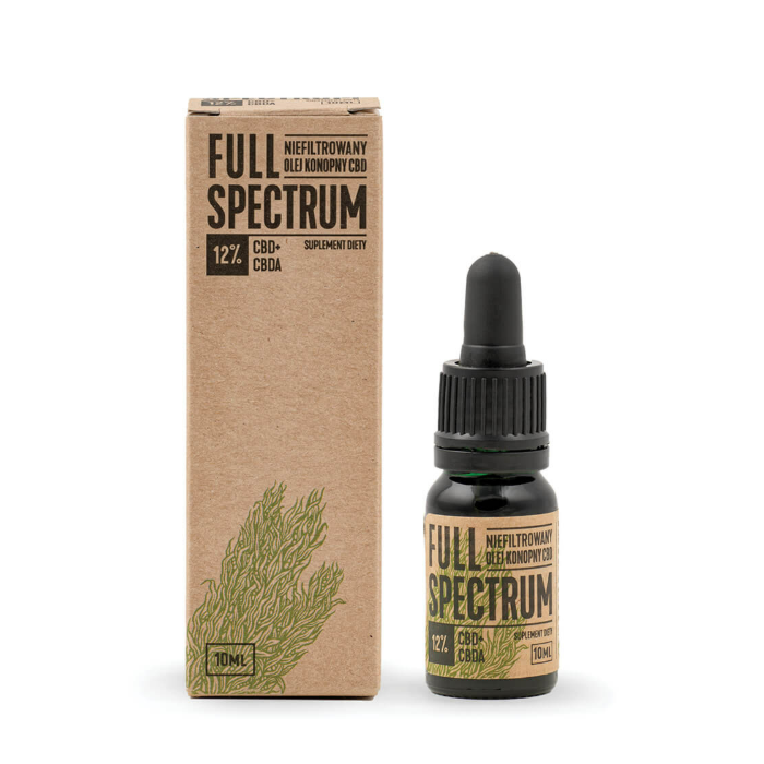 Full Spectrum Olejek CBD+CBDA 12%, Płyn, 10 ml