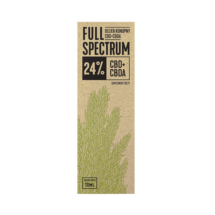 Full Spectrum Olejek Konopny CBD+CBDA 24%, Płyn, 10 ml