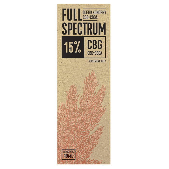 Full Spectrum Olejek Konopny CBG+CBGa 15%, Płyn, 10 ml