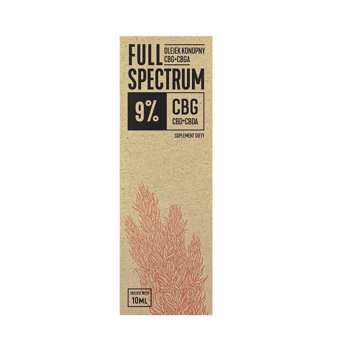 Full Spectrum Olejek Konopny CBG+CBGa 9%, Płyn, 10 ml