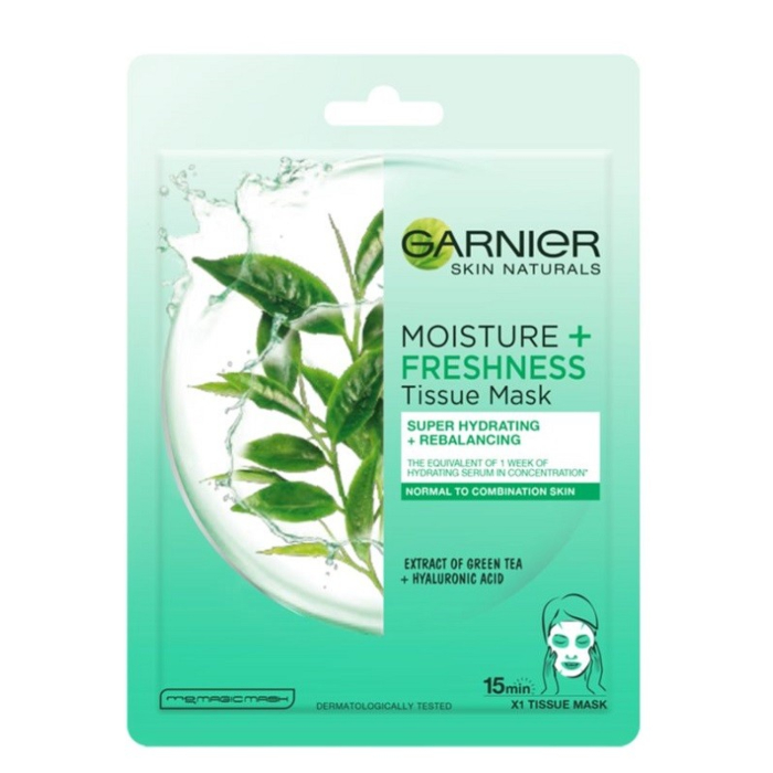 Garnier Skin Naturals Moisture Bomb Matująca maska w płachcie 