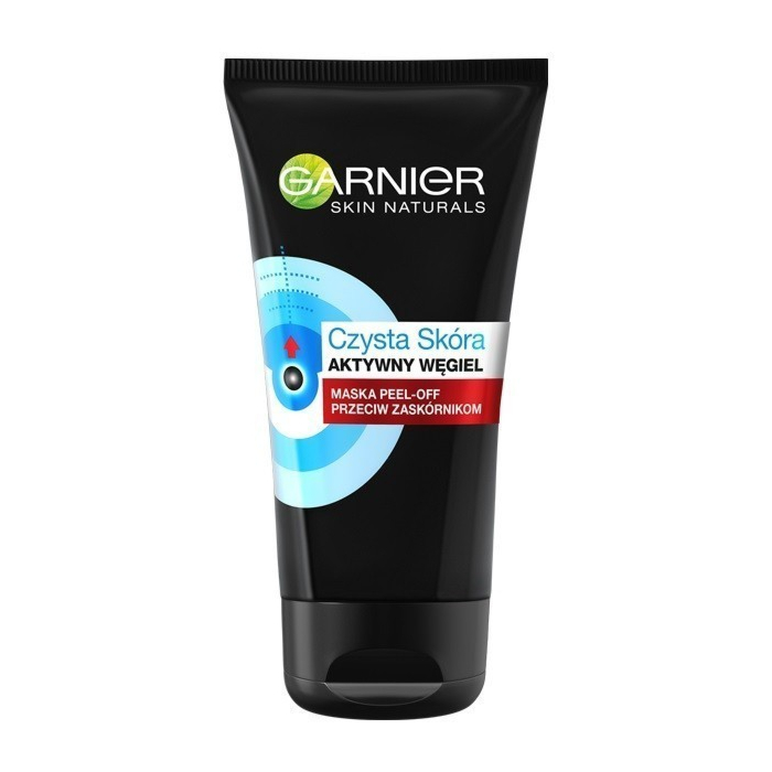 Garnier Skin Naturals Czysta Skóra Aktywny Węgiel Maska przeciw zaskórnikom