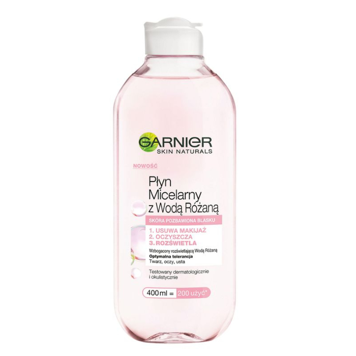 Garnier Skin Naturals Płyn micelarny z wodą różaną, 100 ml