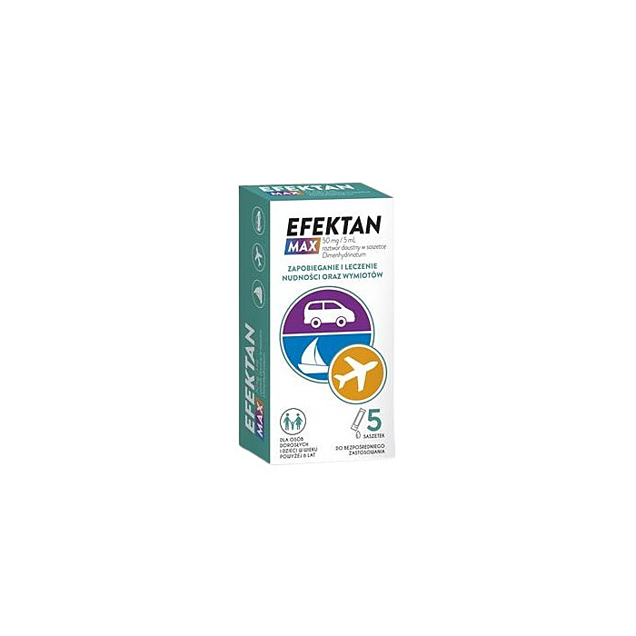 Efektan Max 50 mg/5 ml Saszetki