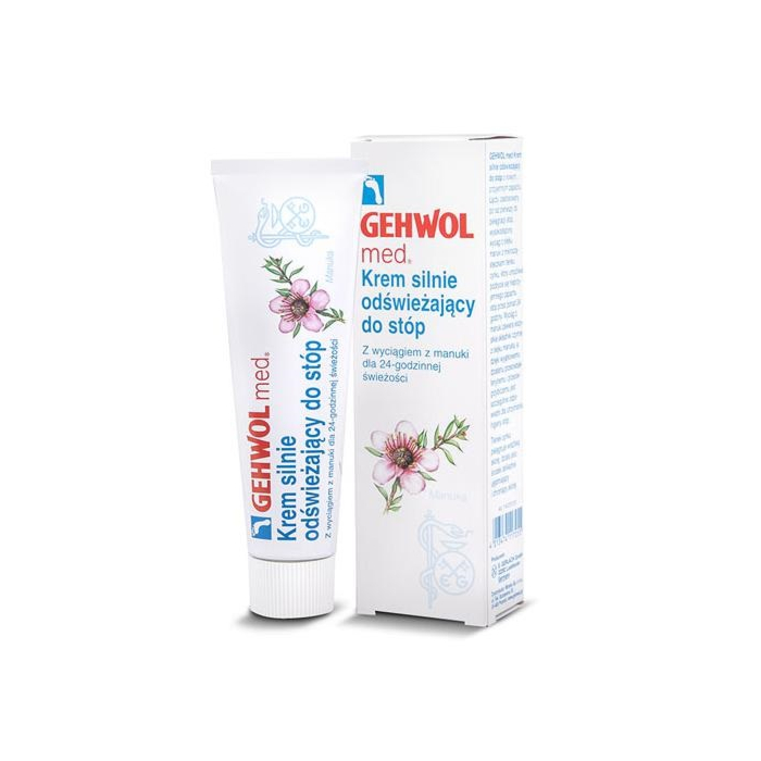 Gehwol Fussdeo-Creme, Krem silnie odświeżający do stóp