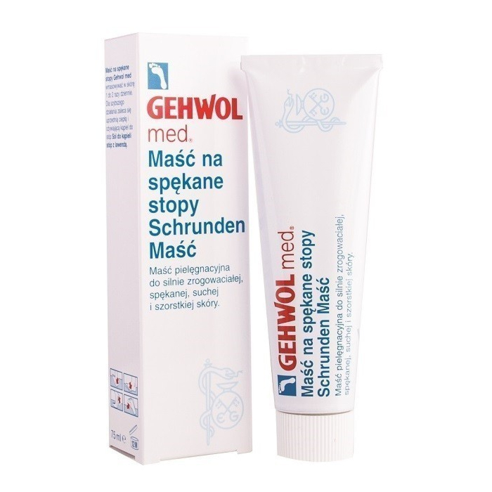 Gehwol Med Schrunden, Maść do stóp o zrogowaciałej i popękanej skórze
