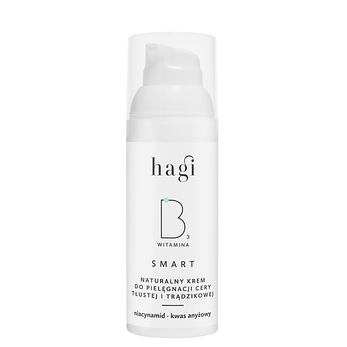 Hagi Smart B Naturalny krem do pielęgnacji cery tłustej i trądzikowej 