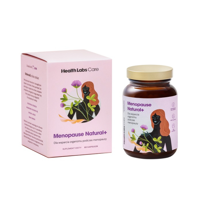 Health Labs Care Menopause Natural+ Suplement diety na objawy menopauzy Kapsułki