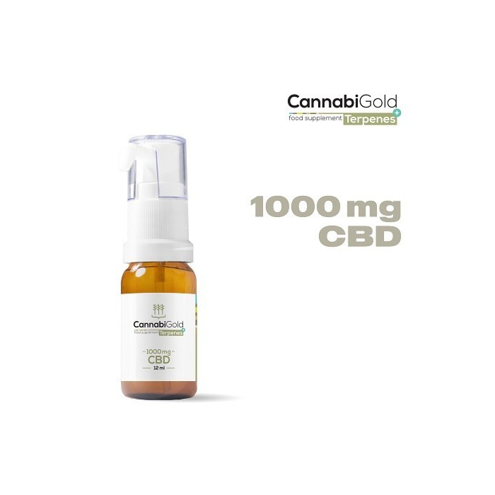 CannabiGold Terpenes+ 1000 mg CBD 12 ml