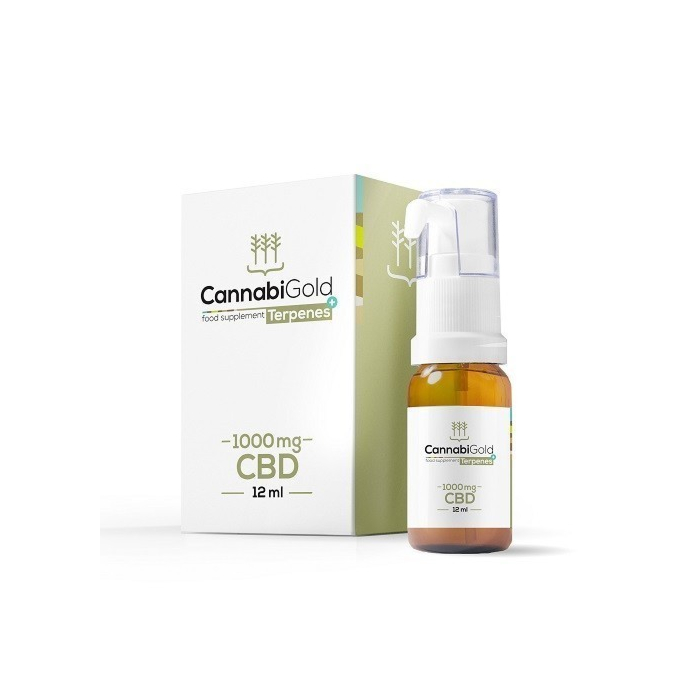 CannabiGold Terpenes+ 1000 mg CBD 12 ml