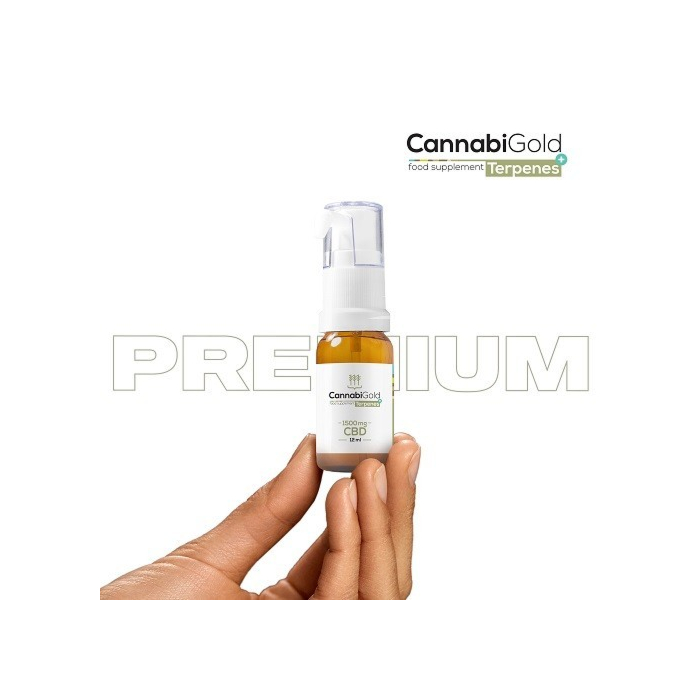 CannabiGold Terpenes+ 1500 mg CBD 12 ml