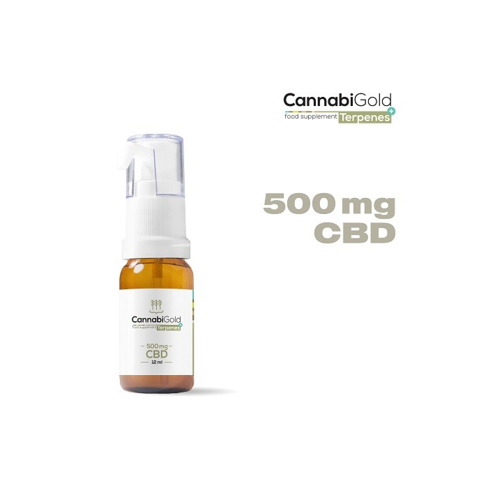 CannabiGold Terpenes+ 500 mg CBD 12 ml