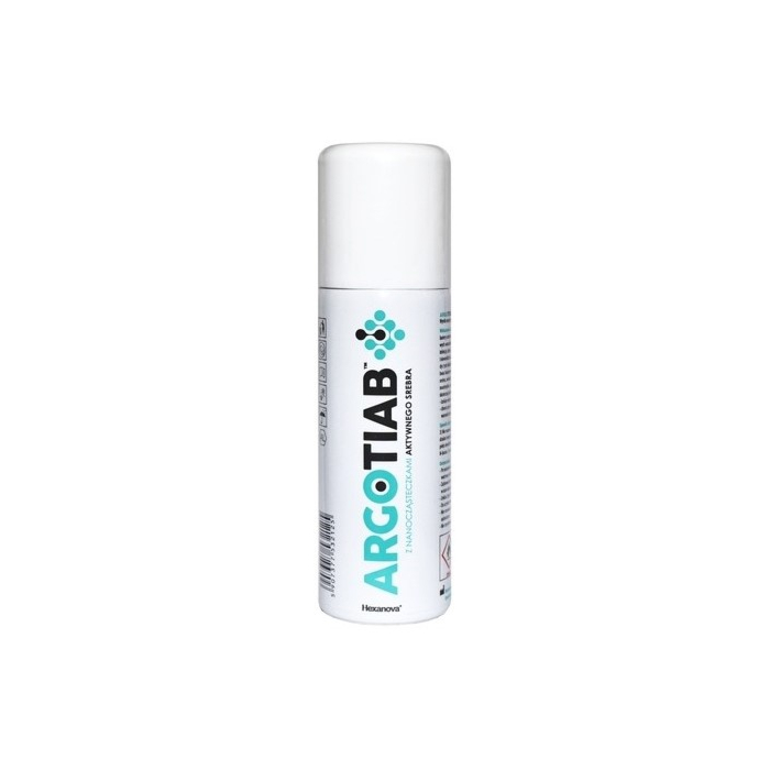 Argotiab Spray na rany z mikrocząsteczkami aktywnego srebra, 125 ml