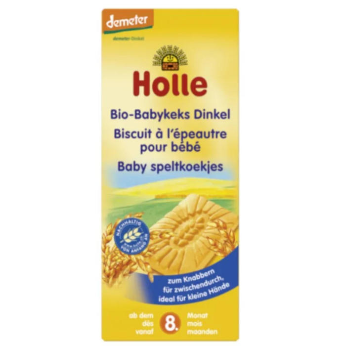 Holle Bio Ciasteczka orkiszowe dla niemowląt od 8 m-ca życia