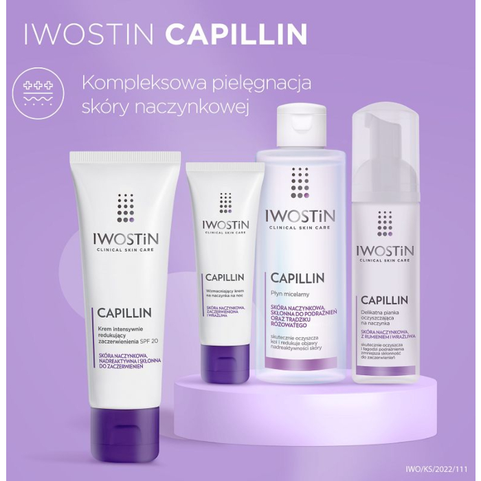 Iwostin Capillin Krem intensywnie redukujący zaczerwienienia SPF 20