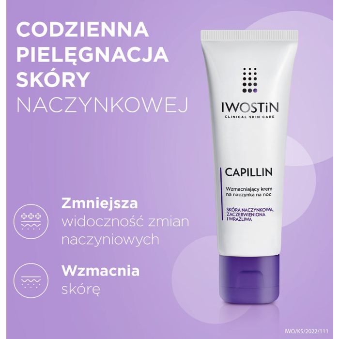 Iwostin Capillin Wzmacniajacy krem na naczynka na noc