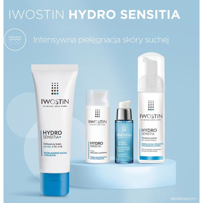 Iwostin Hydro Sensitia Krem na noc z witaminami C+E
