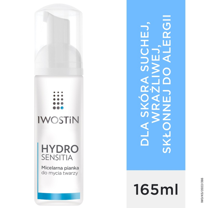 Iwostin Hydro Sensitia Pianka do mycia twarzy i demakijażu