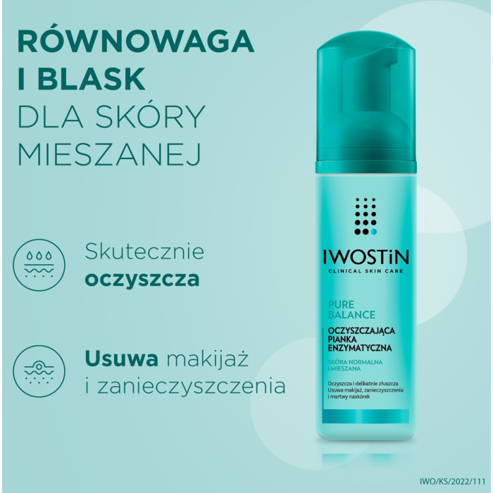 Iwostin Pure Balance Oczyszczająca pianka enzymatyczna