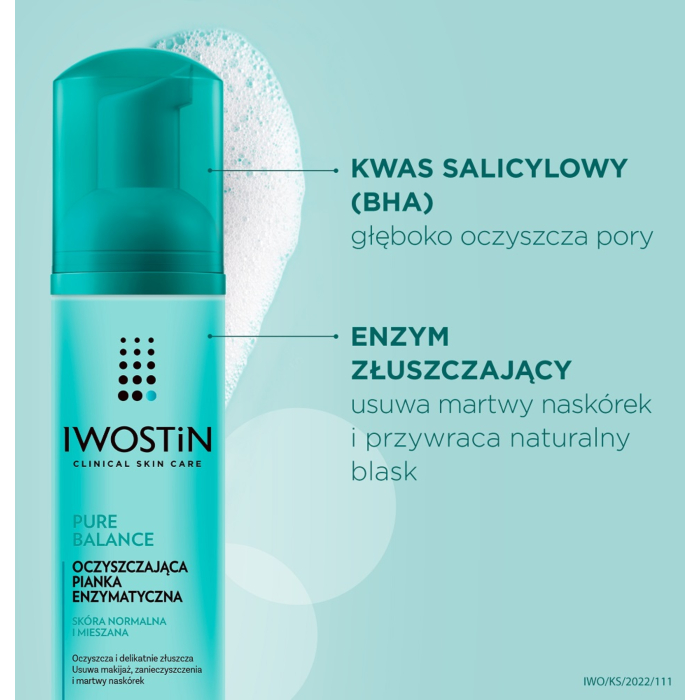 Iwostin Pure Balance Oczyszczająca pianka enzymatyczna