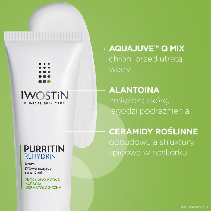 Iwostin Purritin Rehydrin Krem przywracający nawilżenie