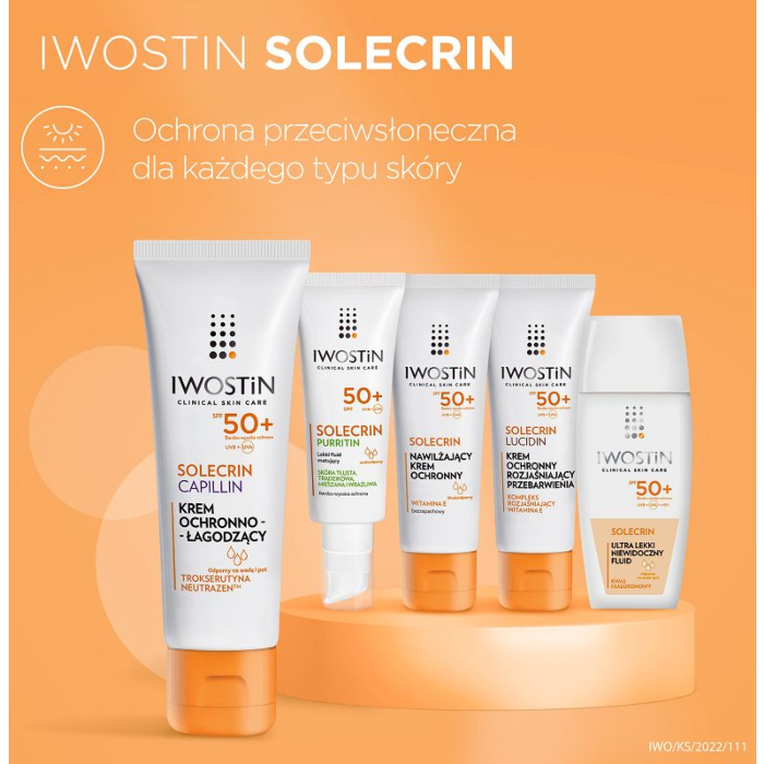 Iwostin Solecrin Capillin Krem ochronny SPF 50+ 
