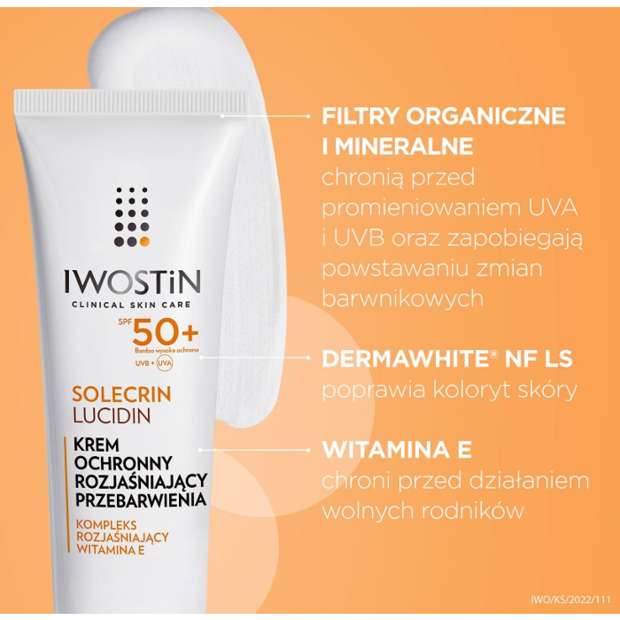 Iwostin Solecrin Lucidin Krem na przebarwienia SPF 50+ 
