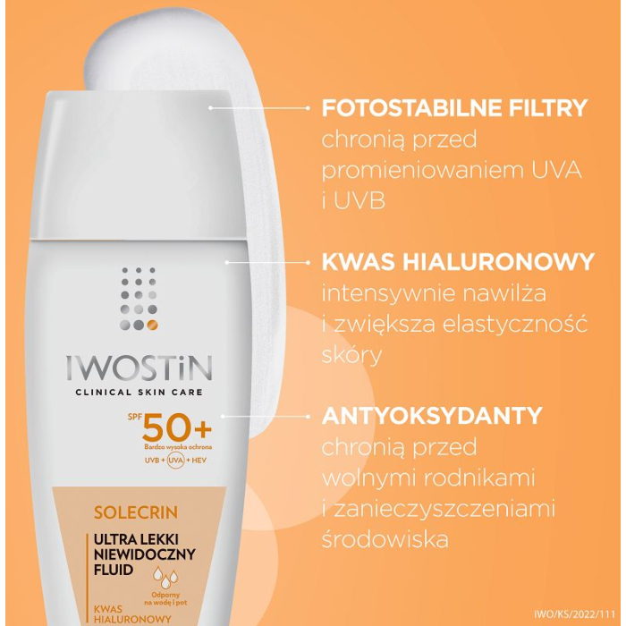 Iwostin Solecrin Ultra Lekki fluid do twarzy SPF50+