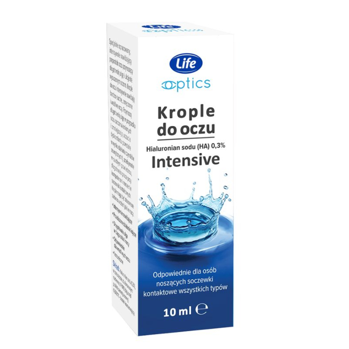 Life Intensive, Nawilżające krople do oczu z 0,3% hialuronianu sodu