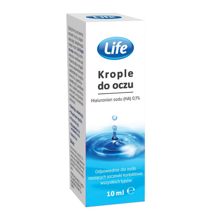 Life, Nawilżające krople do oczu