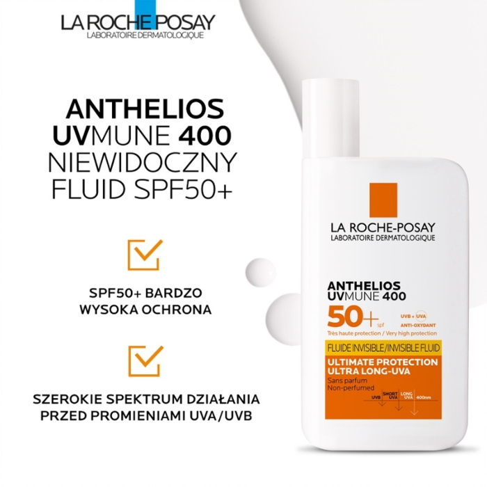 La Roche-Posay Anthelios UV Mune Niewidoczny Fluid SPF50+ 