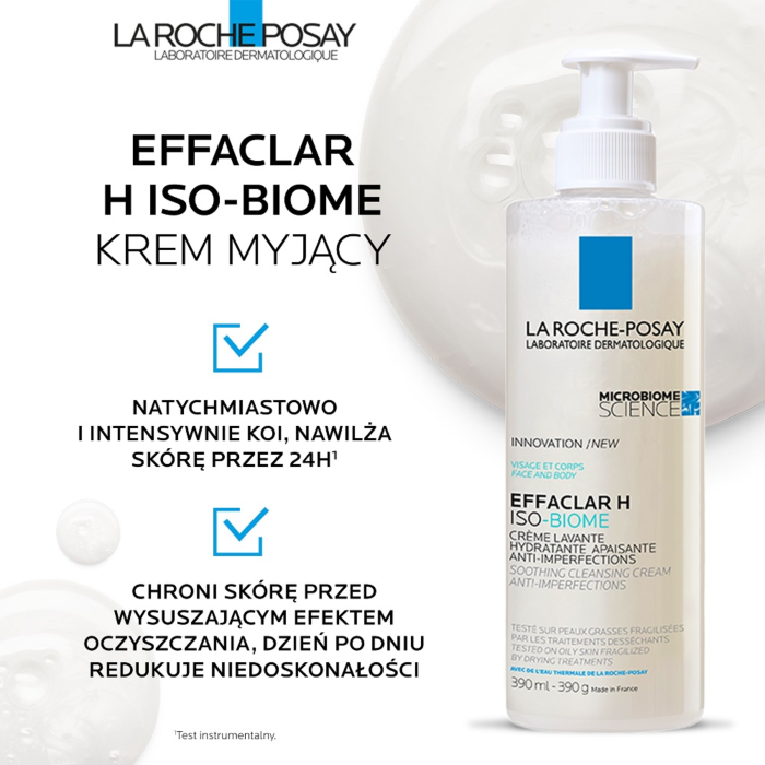 La Roche-Posay Effaclar H Iso-Biome Krem myjący, 200 ml